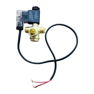 ایئر کمپریسر سولینائیڈ والو 110V+کاپر ون وے والو 20X16X16